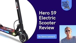 Hero S9 Electric Scooter Shop review by Jonno Leonard