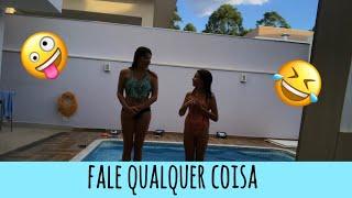 DESAFIO DA PISCINA COM MINHA IRMÃ | Fabrícia Duarte