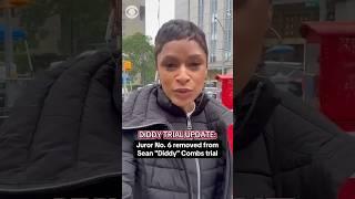 Juror removed from Sean "Diddy" Combs trial #shorts