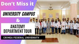 Campus & Anatomy Department Tour Of Crimea Federal University |Study Mbbs in Crimea | Mbbs in Russia