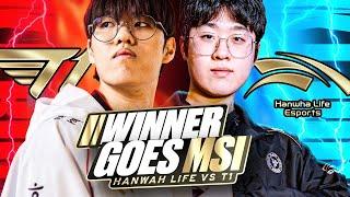 LAST CHANCE FOR MSI - T1 VS HLE - LCK SPRING 2025