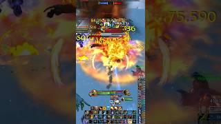   fire mage kils alliance group in 1 second with combustion #worldofwarcraft #gaming #firemage