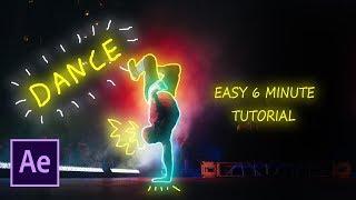 Glowing Scribble Animations In After Effects Tutorial (Like BlotterMedia)