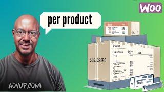 WooCommerce Shipping Cost Per Product