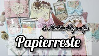 Restepapier*Versteckte Paperclips*Embellishments