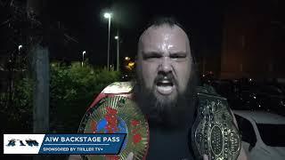 New AIW Absolute Champion Chuck Stone - Absolute Intense Wrestling