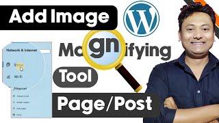 How To Add Image Magnifying Tool For Post/Page In WordPress | Zoom Images On Mouse Hover 