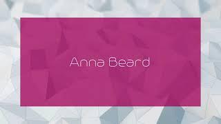 Anna Beard - appearance