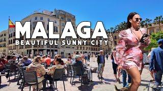 Malaga City Spain Beautiful Sunny City April 2024 Update Costa del Sol | Andalucía [4K]