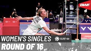 VICTOR Denmark Open 2024 | Gregoria Mariska Tunjung (INA) [5] vs. Mia Blitchfeldt (DEN) | R16