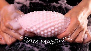 ASMR Brain Melting Foam Massage for Sleep (No Talking)