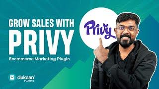 How to Use Privy Ecommerce Marketing Plugin on Dukaan | Dukaan Plugins