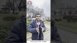 University of Niš | Campus Tour by Indian Student