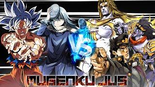 Goku MUI & Rimuru Demon Lord vs Dio Over Heaven & Jotaro SP Requiem ANIME MUGEN JUS Tag Team 2 vs 2