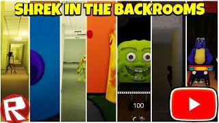 Как пройти SHREK IN THE BACKROOMS в ROBLOX! Гайд! Все уровни (1-19)!