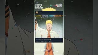 NARUTO SHOW HIS SPEED TO BORUTO 