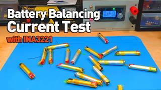 Measuring Battery Balancing Current with INA322 [Disposable Vape Lithium Batteries Ecig]