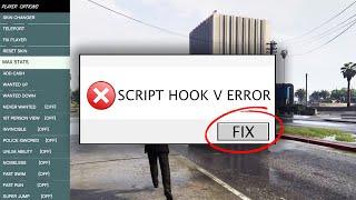 How to FIX Script Hook V Error after Update for GTA 5 (Critical Error)