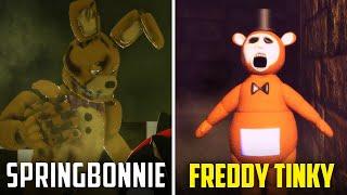 Pillar Chase 2 Freddy Tinky Winky VS SpringBonnie Comparison