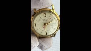 Часы будильник Полет 18 камней Ау 20 экспортные наручные POLJOT clock poljot