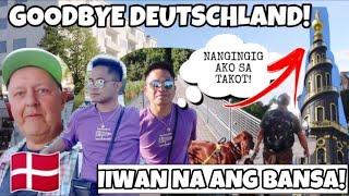 GOODBYE DEUTSCHLAND!  UMIIYAK AT NANGINGINIG SA TAKOT! PAGDATING SA DENMARK! | Oliver Cagas