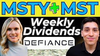 Combine MSTY + MST for Weekly Dividends & Higher Returns! (ETF Review)