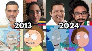 Evolución de Todas las Voces de Rick y Morty en Español Latino (2013-2024)