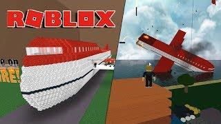 Выжил после крушения самолёта в ROBLOX