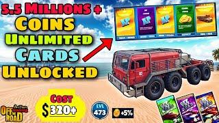 Off The Road 5.5+ Million Coins Unlimited Card Pack Unlocked || Otr V1.15.5 Level 473 