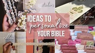 Bible Personalization Ideas - How to Decorate your Bible!