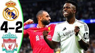 Real Madrid vs Liverpool 4-2 - All Goals and Highlights - 2024  VINI JR