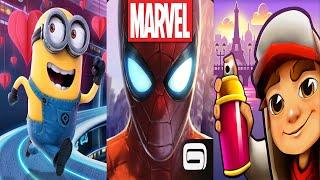 Subway Surfers VS Spider Man Unlimited | MINION RUSH Despicable Me Android Gameplay 2020