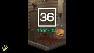 50 Tiny Room Escape 36 Trophies (4/4 Cards) Full Walkthrough (Kiary Games)