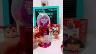 CANDY ERASER GUM BALLS DISPENSER MACHINE MINIATURE #colorfullcandy #satisfying #gumball #viral #asmr