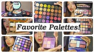 FINALLY! My Favorite Eyeshadow PALETTES! | High-End and Affordable #sephora #fyp #makeup #viralvideo