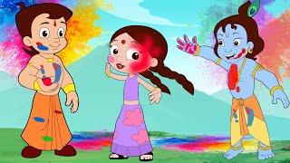 Chutki - रंगबिरंगी होली | Cartoon for kids | Fun videos for kids | Chhota Bheem aur Krishna