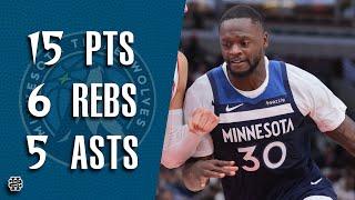 Julius Randle 15 pts 6 rebs 5 asts vs Bulls 2024 Preseason