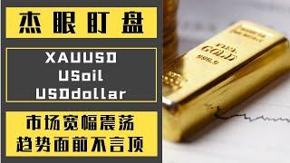 杰眼盯盘——市场宽幅震荡，趋势面前不言顶，XAUUSD