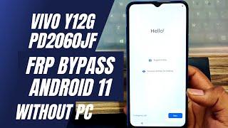 Vivo Y12G/Y12S Frp Bypass Android 11 | Vivo Y12G Google Account/Frp Unlock New Method Without Pc