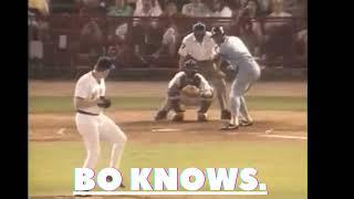 Bo Jackson BREAKS bat over his helmet!#shorts