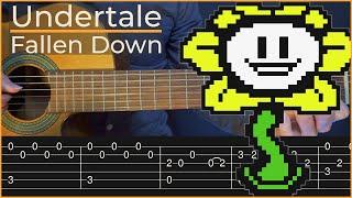 Undertale - Fallen Down (Simple Guitar Tab)