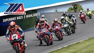 Superbike Race 2 at Road America 2025 - HIGHLIGHTS | MotoAmerica
