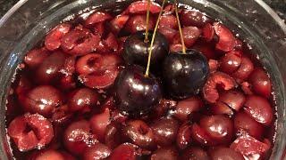 Making black Cherry Jelly/mix Food and Travel blog