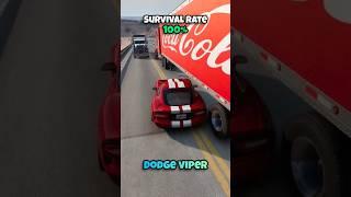 Chance of survival with different vehicles #beamng #beamngdrive #game #gameplay #gaming