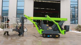 JOVOO S10C 10m electric crawler spider boom lift