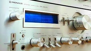 Beautiful Pioneer SA 9800 | BEST POWER AMPLIFIER | Top Of Blue Line | Stereo Audio Amplifier