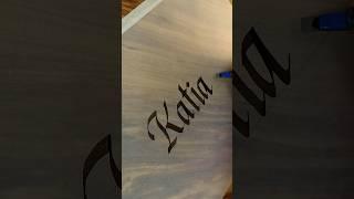 "Katia" #italiccalligraphy #calligraphy #handwriting #art #handlettering #cursive