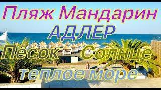 Адлер - пляж Мандарин!!! Песок , солнце, море !!!! цены!!