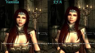 Vanilla vs Expressive Facial Animation EFA Female Edition (RU)