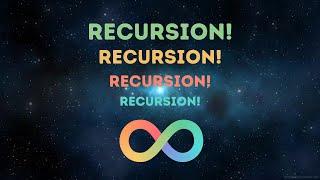 Recursion explained in 60 seconds - Data Structures and Algorithms